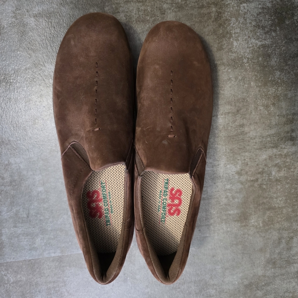 SAS Viva Slip On Loafers Leather Comfort Shoes Womens Size 10.5 Slim NWOT - Picture 5 of 8